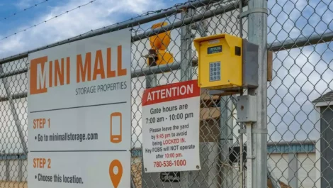 Mini Mall Storage Gate