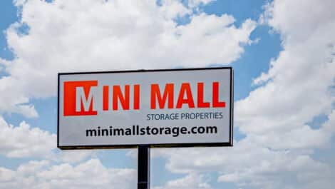 Mini Mall Storage Sign Calgary