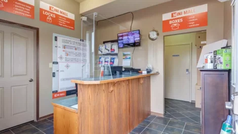 Inside Mini Mall Storage Office