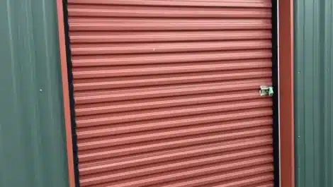 LG unit door closed with lock