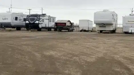 RV parking lot