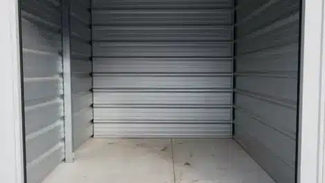 Medium sized outdoor self storage unit