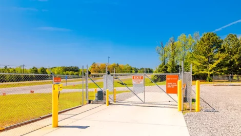 storage facility gate