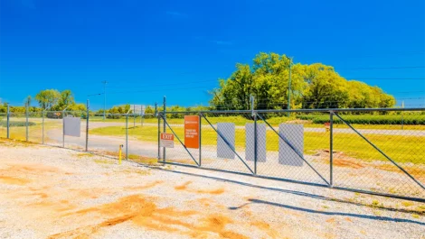 storage facility secure gate