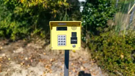 Gate keypad for Mini Mall Storage