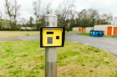 gate keypad at Mini Mall Storage in Splendora