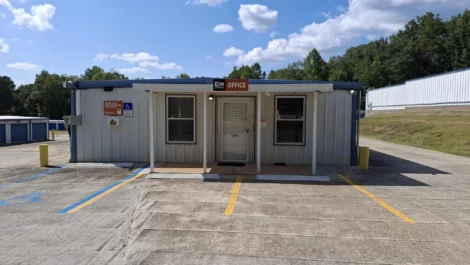 main office at self storage facility