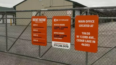 Self storage at Mini Mall Storage in Cedar Lake