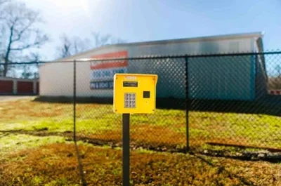 gate keypad at Mini Mall Storage in Lufkin