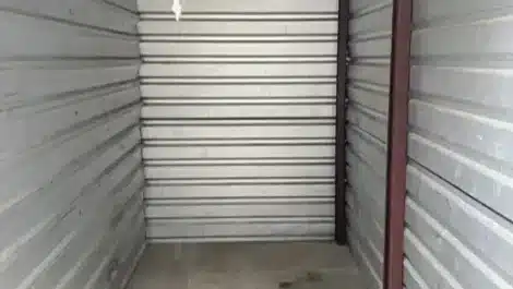 Small sized self storage unit interior