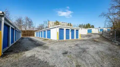 rows of small sized storage units in Kingsport