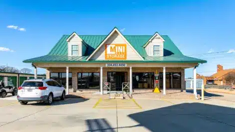 Exterior office shot of Mini Mall Rucker, Enterprise