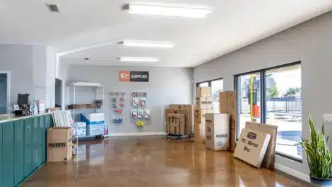 interior of the office at Mini Mall Storage Rucker, AL