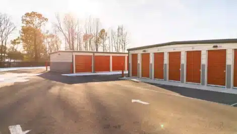 Row of storage units in jonesborough