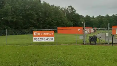 secured fencing at self storage facility