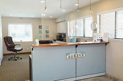 customer service office of self storage facility