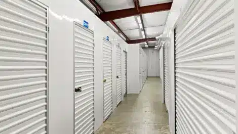 Indoor units at self storage facility